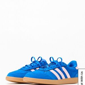 Adidas Blue Breaknet Cloudform Sleek Sneakers 7.5 Women’s Blue & Pink